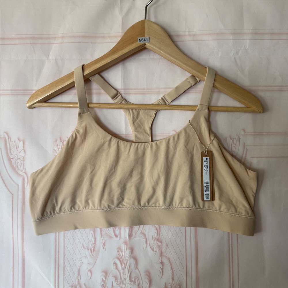 SKIMS Fits Everybody Racerback Bralette Sand Beige Size 2X NWT